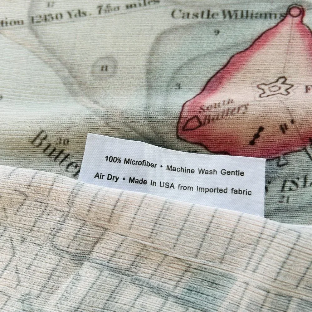 NEW without TAGS wrap with vintage map of Maine